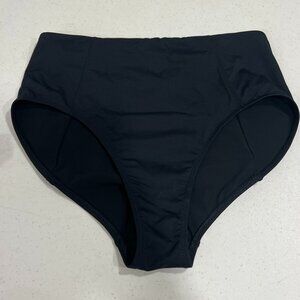 Athleta High Waist Full Swim Bottom Size Medium Black NWOT- washed once